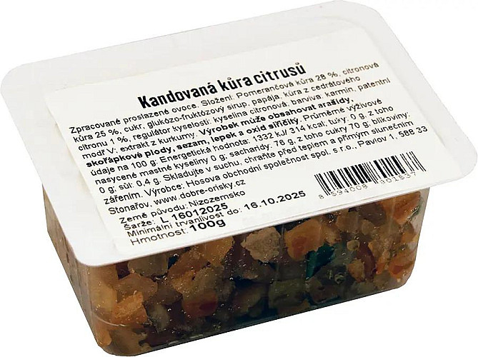 KANDOVANÁ KŮRA CITRUSŮ 100G