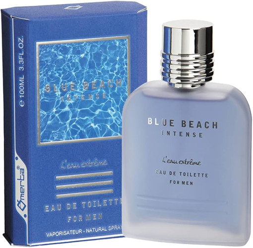 OMERTA: BLUE BEACH INTENSE 100ML - PÁNSKÁ TOALETNÍ VODA (CITRUSY, AMBROVÉ DŘEVO)