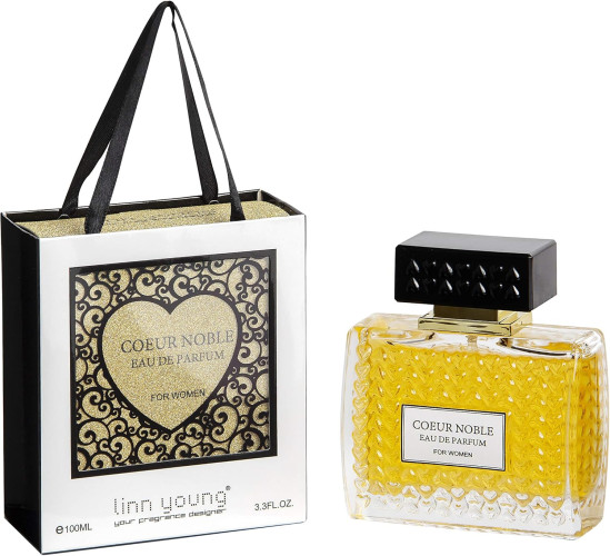 LINN YOUNG: COUER NOBLE 100ML - DÁMSKÁ PARFÉMOVÁ VODA (RŮŽE,YLANG-YLANG,VANILKA)