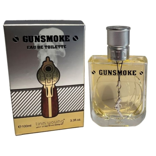 LINN YOUNG: GUNSMOKE 100ML - TOALETNÍ VODA PRO MUŽE (ZÁZVOR, PELARGONIE, JANTAR)