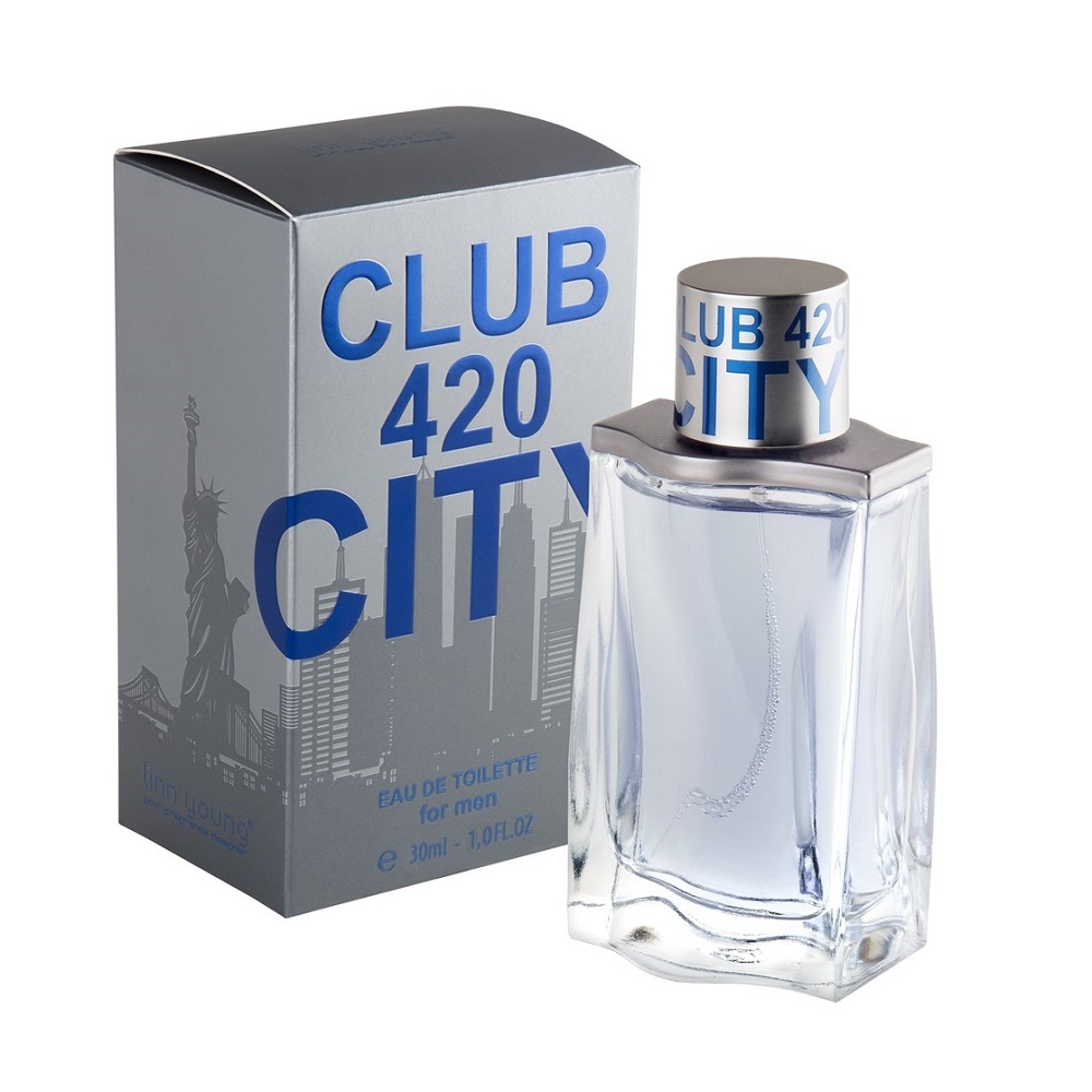 LINN YOUNG: CLUB 420 CITY 30ML - PÁNSKÁ TOALETNÍ VODA (LEVANDULE, SANTAL. DŘEVO)
