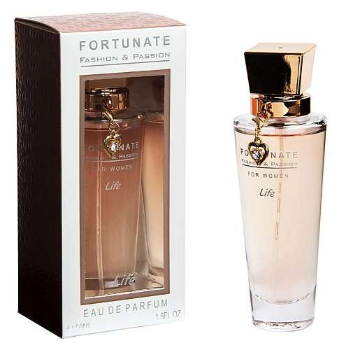 FORTUNATE  FASHION & PASSION LIFE 50ML - DÁMSKÁ PARFÉMOVÁ VODA (KOSATEC,Č.RYBÍZ)