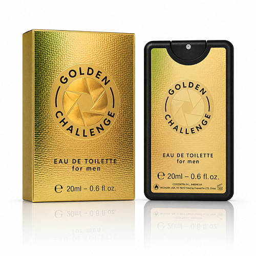 OMERTA: GOLDEN CHALLENGE 20ML - PÁNSKÁ TOALETNÍ VODA (MÁTA, SKOŘICE, RŮŽE)