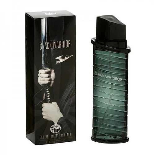 REAL TIME: BLACK WARRIOR 100ML - PÁNSKÁ TOALETNÍ VODA (CITRUSY, KORIANDR, KŮŽE)