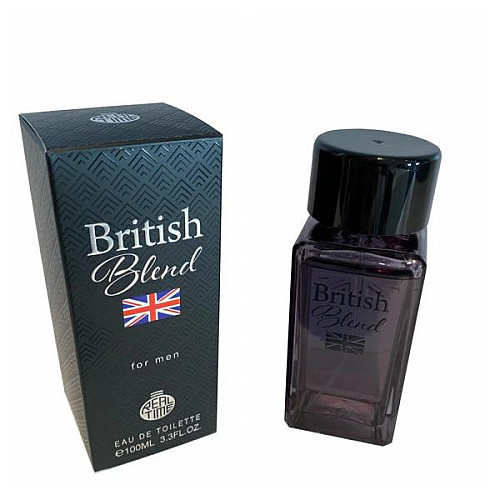 REAL TIME: BRITISH BLEND 100ML - PÁNSKÁ TOALETNÍ VODA (ZÁZVOR, IRIS, AMBRA)