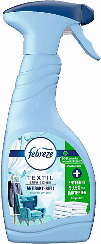 FEBREZE TEXTILNÍ ANTIBAKTERIÁLNÍ PŘÍPRAVEK 500ML - NĚMECKÁ KVALITA