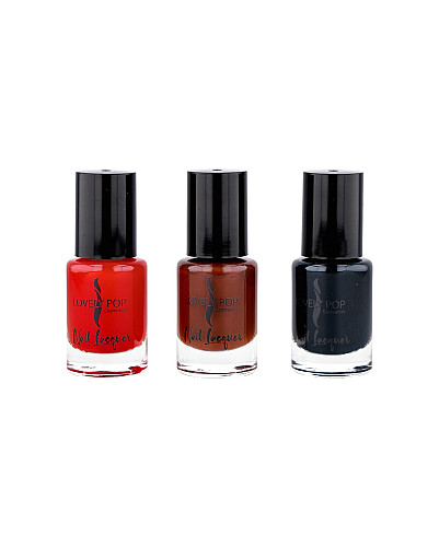 LOVELY POP: AMAZONIA SET TŘÍ LAKŮ NA NEHTY (3X12ML)