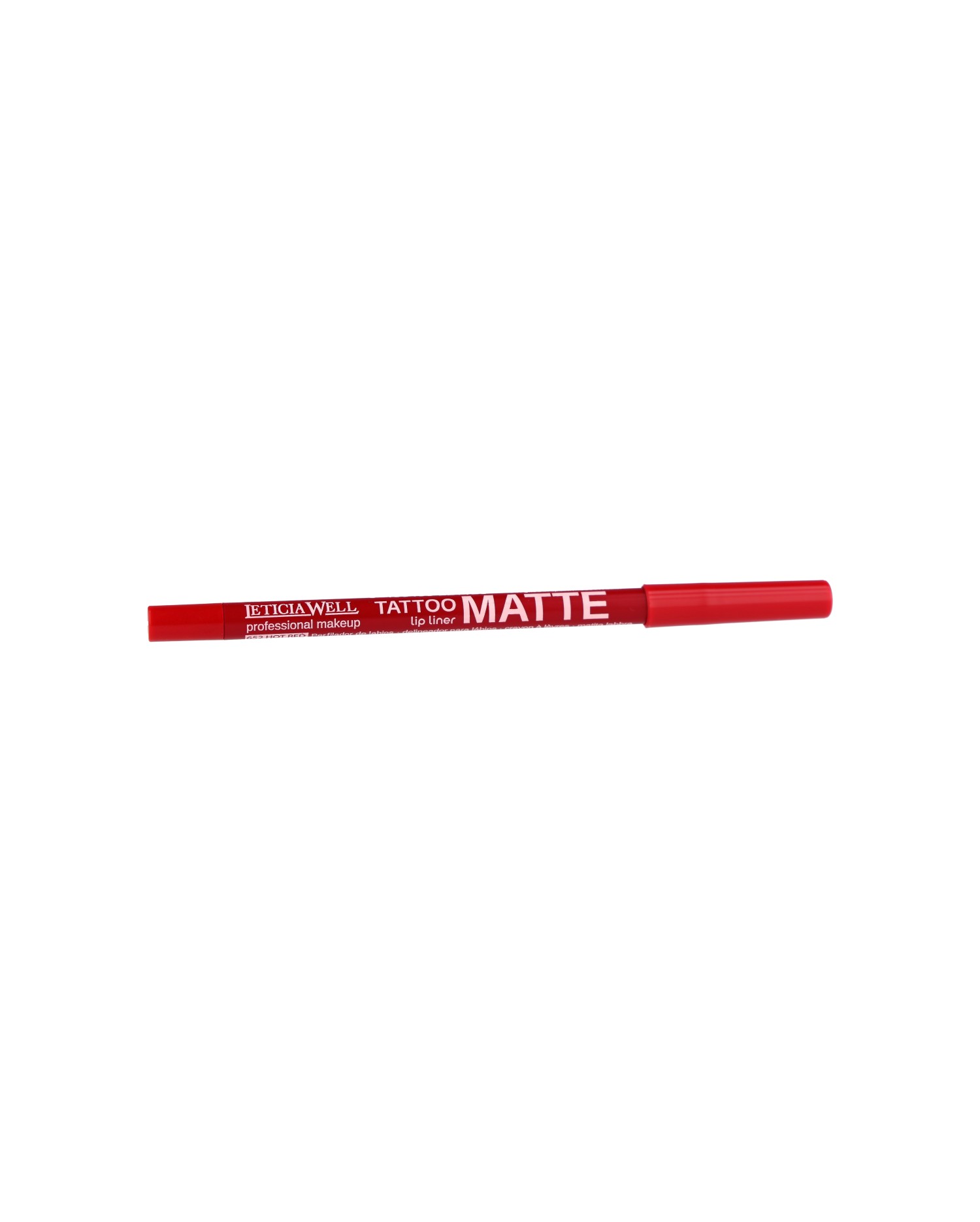 LETICIA WELL: DLOUHOTRVAJÍCÍ KONTUROVACÍ TUŽKA TATTOO MATTE (652 HOT RED)