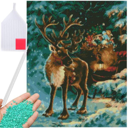VÁNOČNÍ KREATIVNÍ DIAMANTOVÁ VÝŠIVKA - SOB