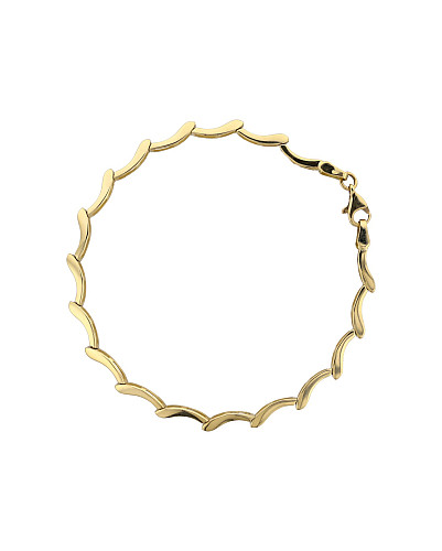 ZLATÝ NÁRAMEK AU585/1000 4,15G ELEGANTNÍ (19CM)