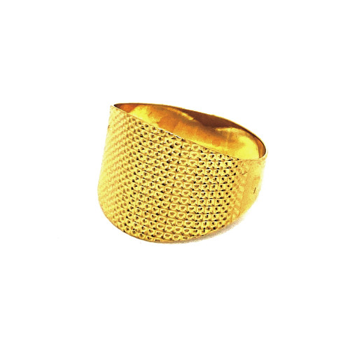 ZLATÝ PRSTEN AU585/1000 SE ŠIROKOU GRAVÍROVANOU OBROUČKOU 2,75G ŽLUTÉ ZLATO