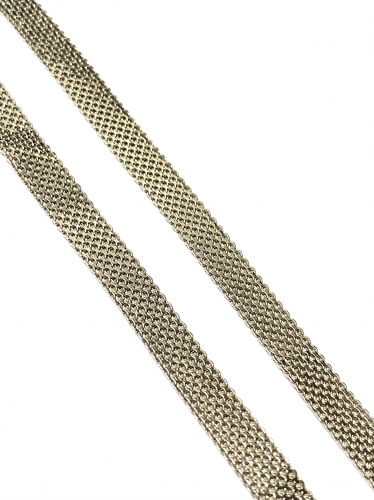 STŘÍBRNÝ NÁHRDELNÍK AG925/1000 VZORU BISMARK 11G (46CM, TL. 0,6CM)