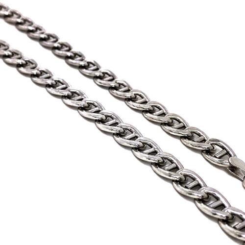 STŘÍBRNÝ NÁHRDELNÍK AG925/1000 VZORU MARINA GUCCI - SILNÝ