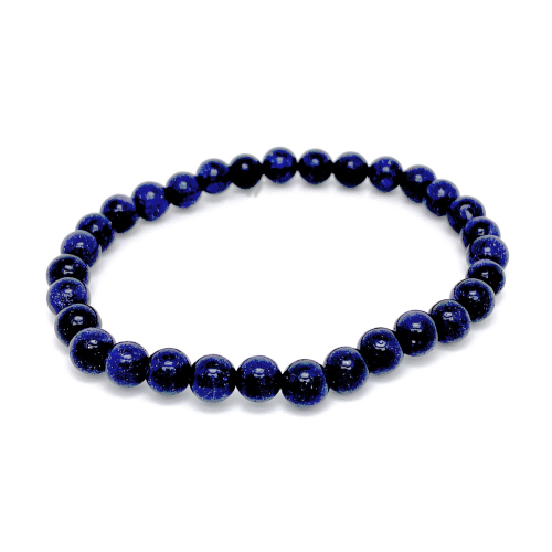 KAMENNÝ NÁRAMEK S MODRÝM AVANTURINEM (GOLDSTONE)